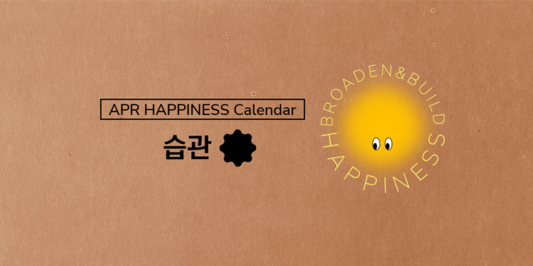 Vol.81 23` APR Happiness Calendar